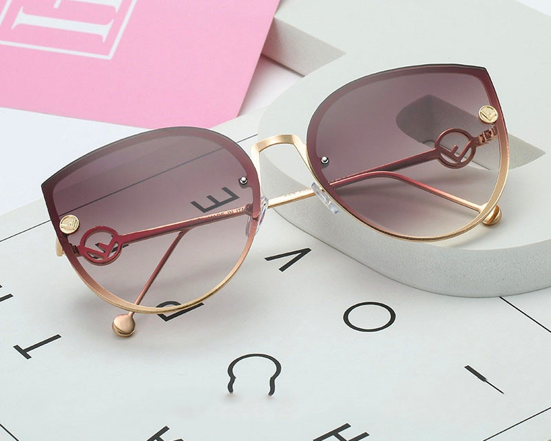 Umanco 2018 kobiety moda duże kwadratowe metalowe Cat okulary przeciwsłoneczne damskie męskie wielokolorowe okulary przeciwsłoneczne na zewnątrz podróży jazdy okulary