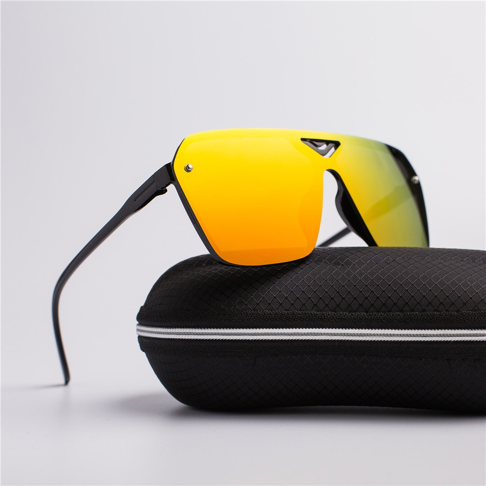 2020 nowe gogle plastikowe męskie jazdy sportowe mężczyźni olśniewające okulary mężczyźni marka projektant Trendy Retro okulary óculos de sol
