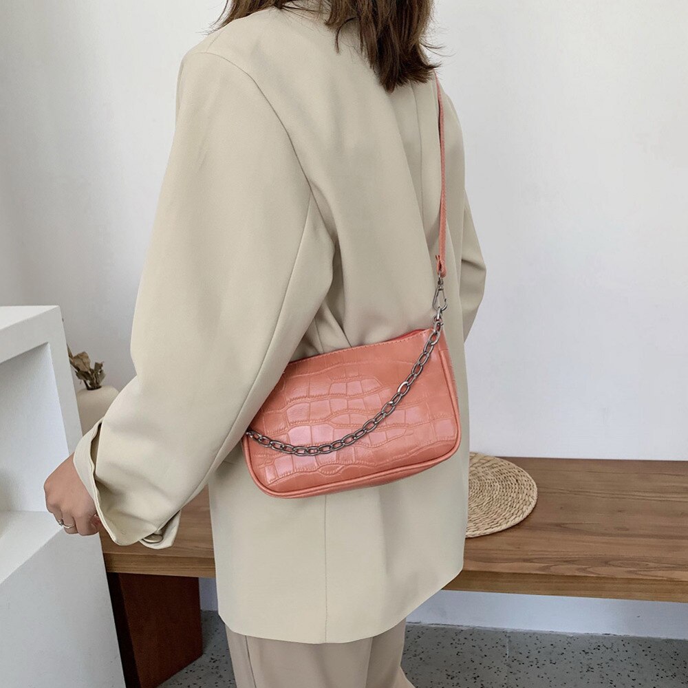 Moda Crocodile torebka z wzorem MINI PU skórzane torby na ramię dla kobiet 2020 projekt łańcucha luksusowe torebki damskie torby podróżne