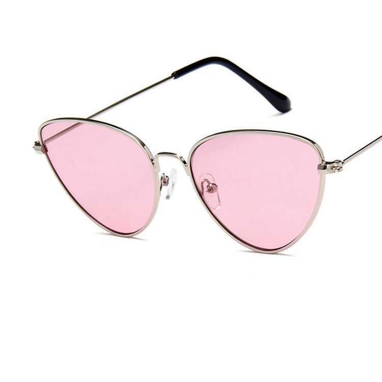 COOYOUNG moda kobiety kocie oko markowe okulary przeciwsłoneczne projektant Retro metalowa powłoka lustrzane okulary przeciwłoneczne gogle UV400 okulary