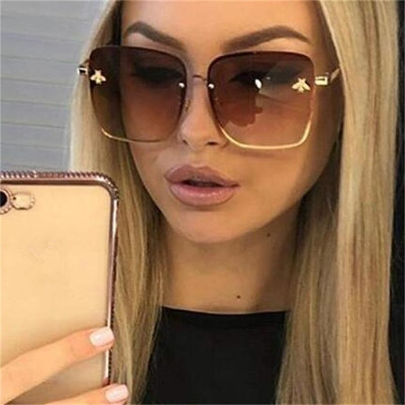 2020 Oversize kwadratowe okulary mężczyźni kobiety Celebrity okulary męskie jazdy Superstar luksusowy gatunku projektanta kobiet odcienie UV400