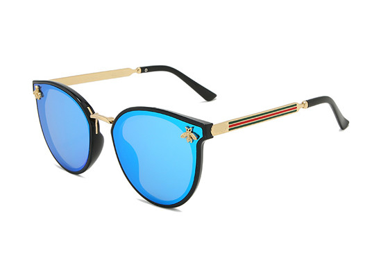 2020 luksusowe bee okulary mężczyźni plac marka projekt óculos Retro mężczyzna żelaza kobiet