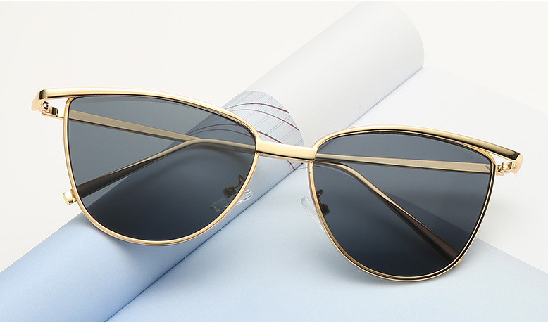 2020 marka projektant kocie oko czerwone okulary przeciwsłoneczne damskie vintage odcienie przyciemniane kolorowe szkła okulary damskie żółte okulary óculos uv400