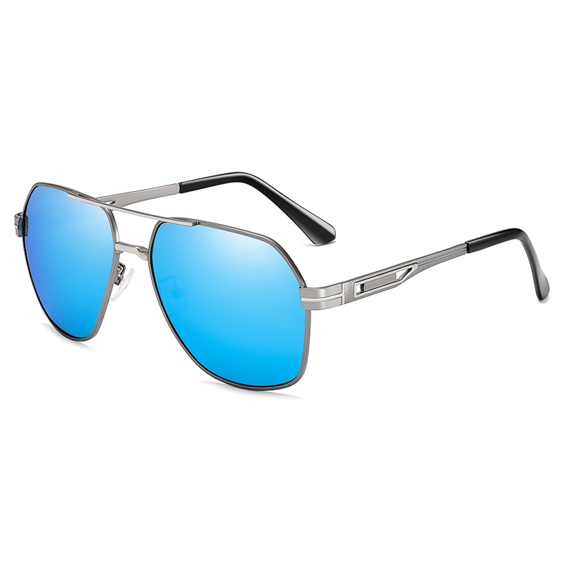 Okulary męskie polaryzacyjne marka projekt klasyczne metalowe mężczyźni jazdy okulary męskie UV400 okulary odcienie okulary óculos de sol