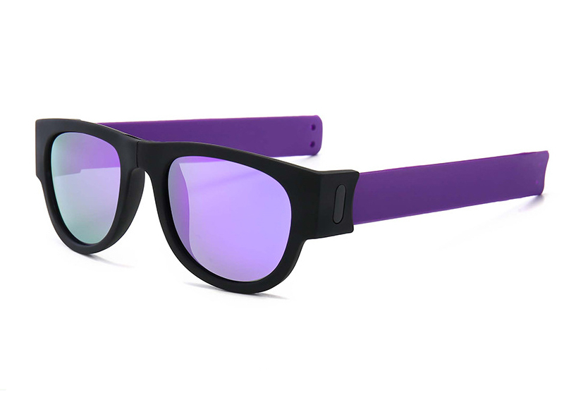 KDEAM 2020 nowe koło okrągłe okulary spolaryzowane dla mężczyzn i kobiet na zewnątrz krotnie przenośne z przypadku anty UV400Rays CE