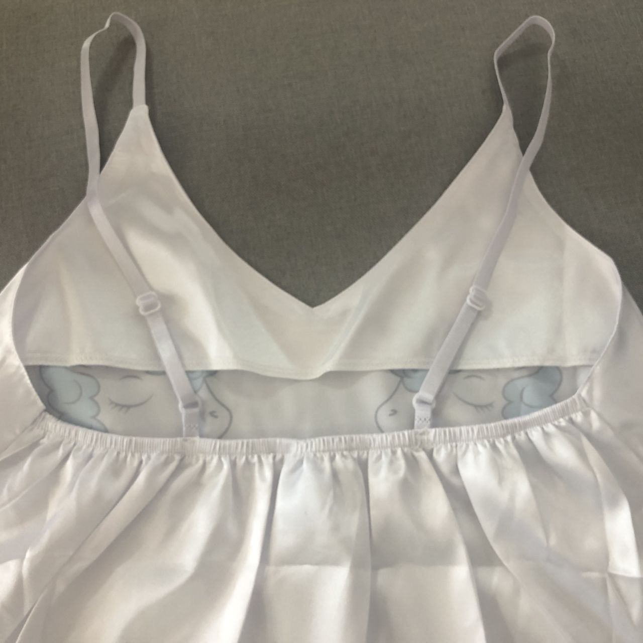 QWEEK jednorożec piżama dla kobiety jedwabiu Sexy Pijamas kobiety bielizna nocna Satin lato piżama Femme V Neck odzież domowa 2020 dropshipping