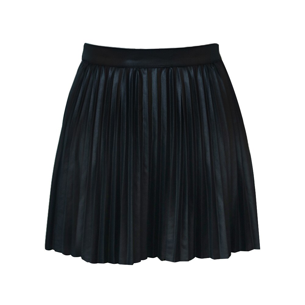 Julissa Mo czarna spódnica z wysokim stanem seksowny zamek plisy Mini spódnice damskie moda Streetwear obcisła linia damska krótka sukienka