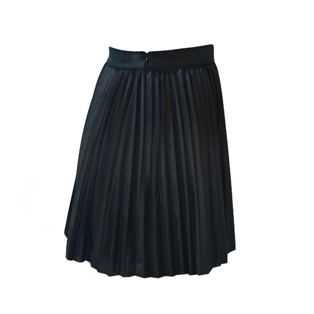 Julissa Mo czarna spódnica z wysokim stanem seksowny zamek plisy Mini spódnice damskie moda Streetwear obcisła linia damska krótka sukienka