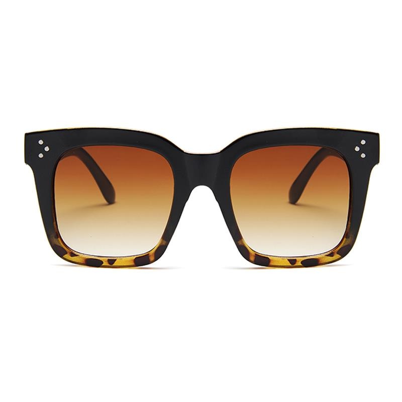 2020 kwadratowe okulary przeciwsłoneczne damskie duże rozmiary okulary luneta Femme luksusowe okulary przeciwsłoneczne damskie klasyczny nit Sun Glasse UV400