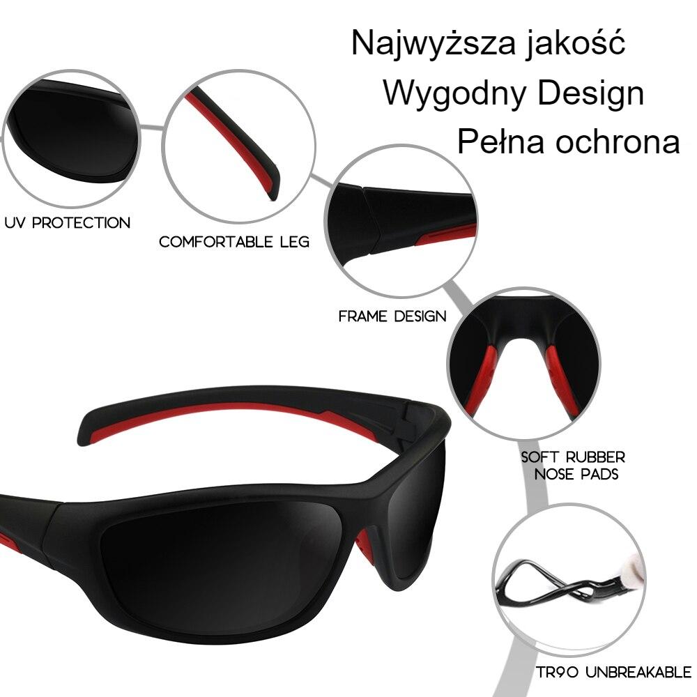 TR90 spolaryzowane okulary mężczyźni kobiety odcienie kierowcy męskie Vintage sportowe okulary przeciwsłoneczne Trend jazda samochodem łowienie ryb okulary UV400