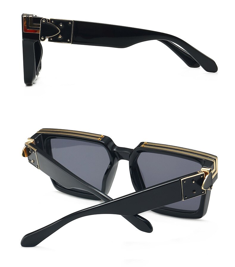 Nowa marka modowa okulary mężczyźni kobiety plac UV400 okulary jazdy marka projektant luksusowe okulary Vintage Gafas Feminino