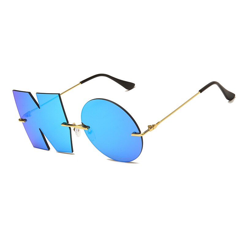 Moda list bez okularów przeciwsłonecznych luksusowy gatunku projektanta kobiet metalowe okulary przeciwsłoneczne damskie trendy okulary UV400 odcienie gafas de sol