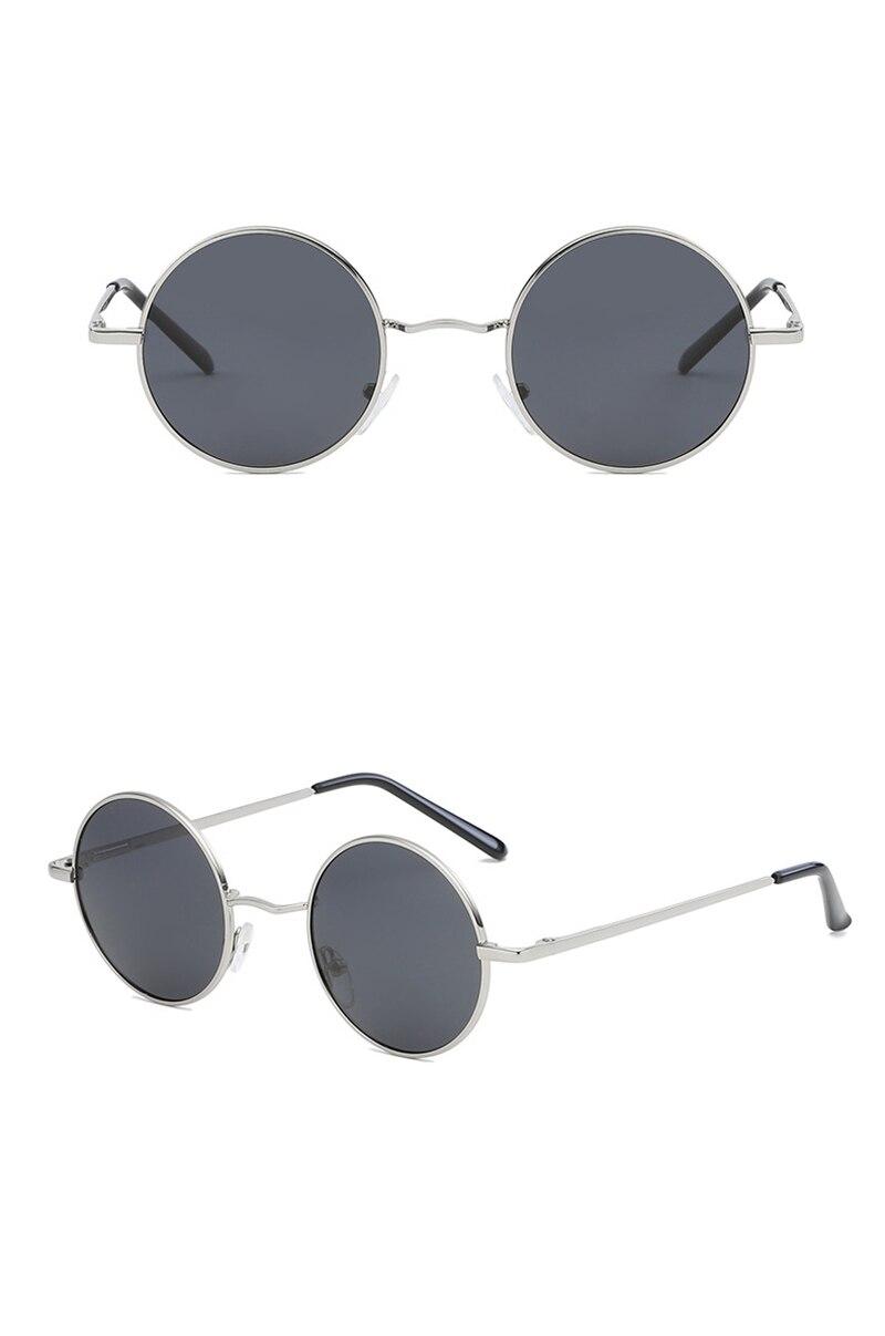 Klassische Retro Steampunk Gothic kleine Runde Polarisierte Sonnenbrille Männer Frauen Kleine Vintage John Lennon Sonnenbrille gafas de sol